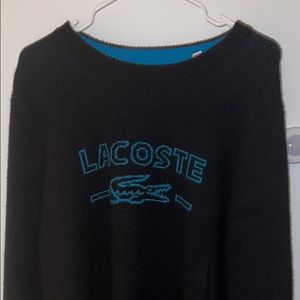Lacoste Black/Blue Longsleeve
